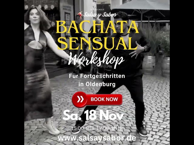 Tauche ein in die sinnliche und leidenschaftliche Welt des Bachata Sensual! Nimm an unserem Bachata Sensual Workshop tei