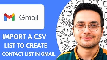 How To Import a CSV List To Create a Contact List in Gmail - 2025 (NEW METHOD)