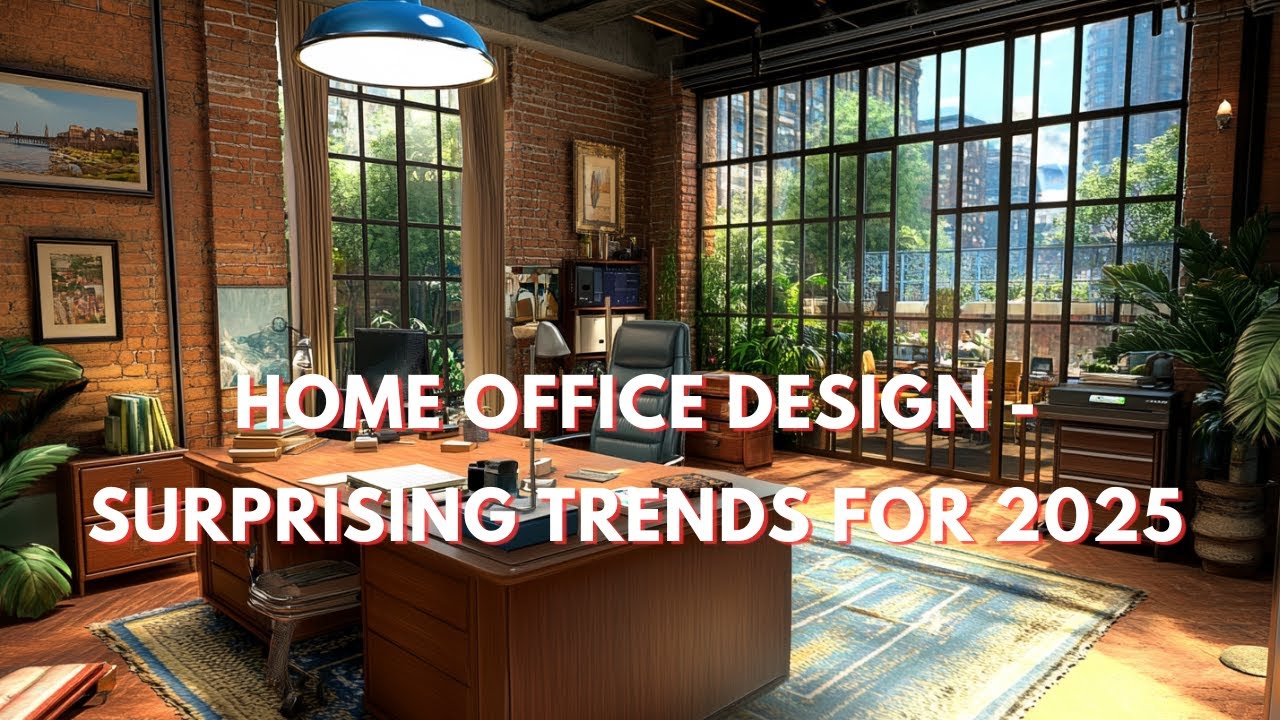 Home office design - surprising trends for 2025