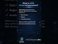 What is AWS Global Infrastructure ? #shorts #cybersecurity #cybersecurityawareness #awscloud #aws