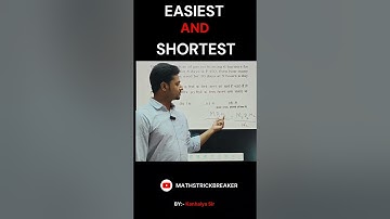 Learn the easiest and shortest math trick in just 2 seconds! ⚡#mathstrickbreaker #mathtrick