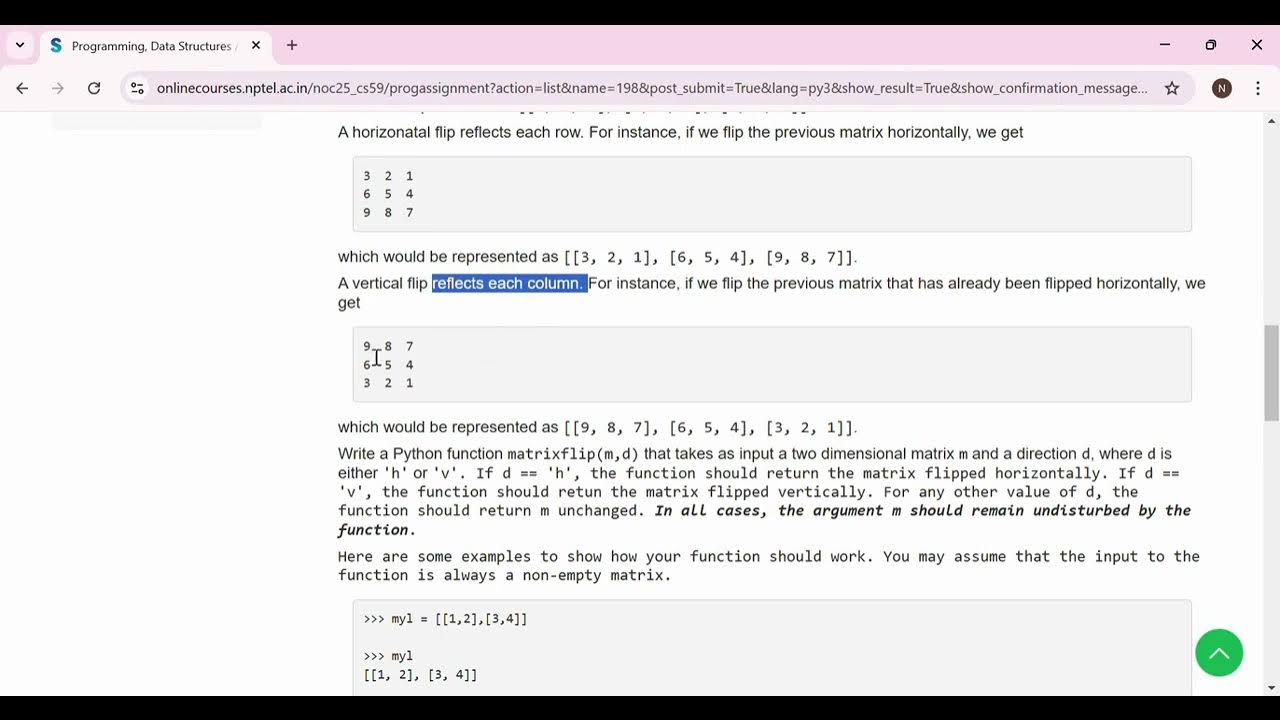 NPTEL - Week 3 Assignment Programming Data Structures and Algorithms ...
