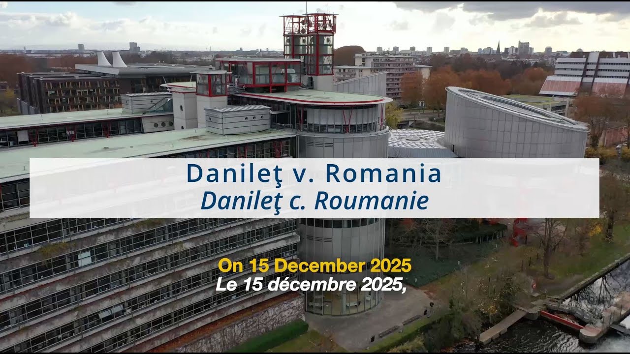 Видеоролик с разъяснениями по делу Данилет против Румынии.