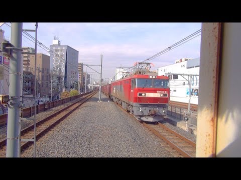 【1080p60】EH500-61+コキ　浦和駅上り線通過