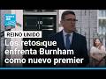 Los retos que enfrenta Andy Burnham como nuevo primer ministro del Reino Unido