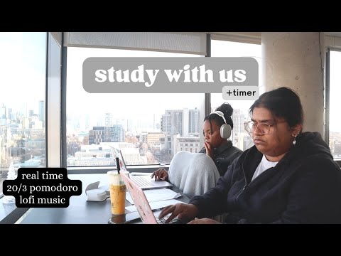 ✨POMODORO study with me✨20/3 with Lofi Music || Accelerated Nursing at the University of Toronto