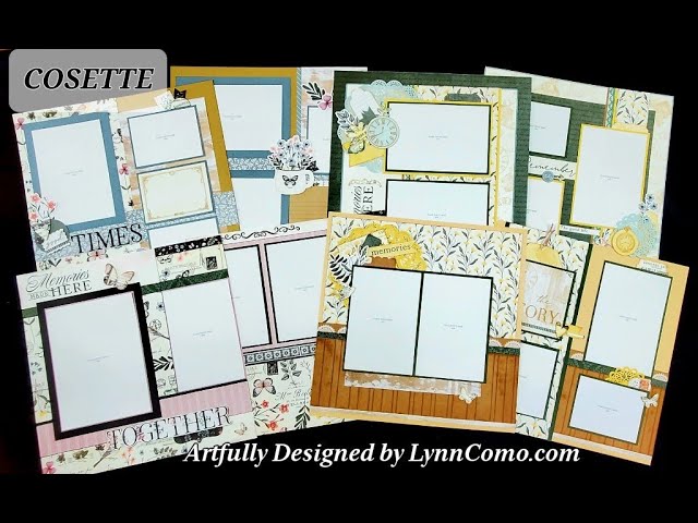 Cosette Scrapbook Kits now Available