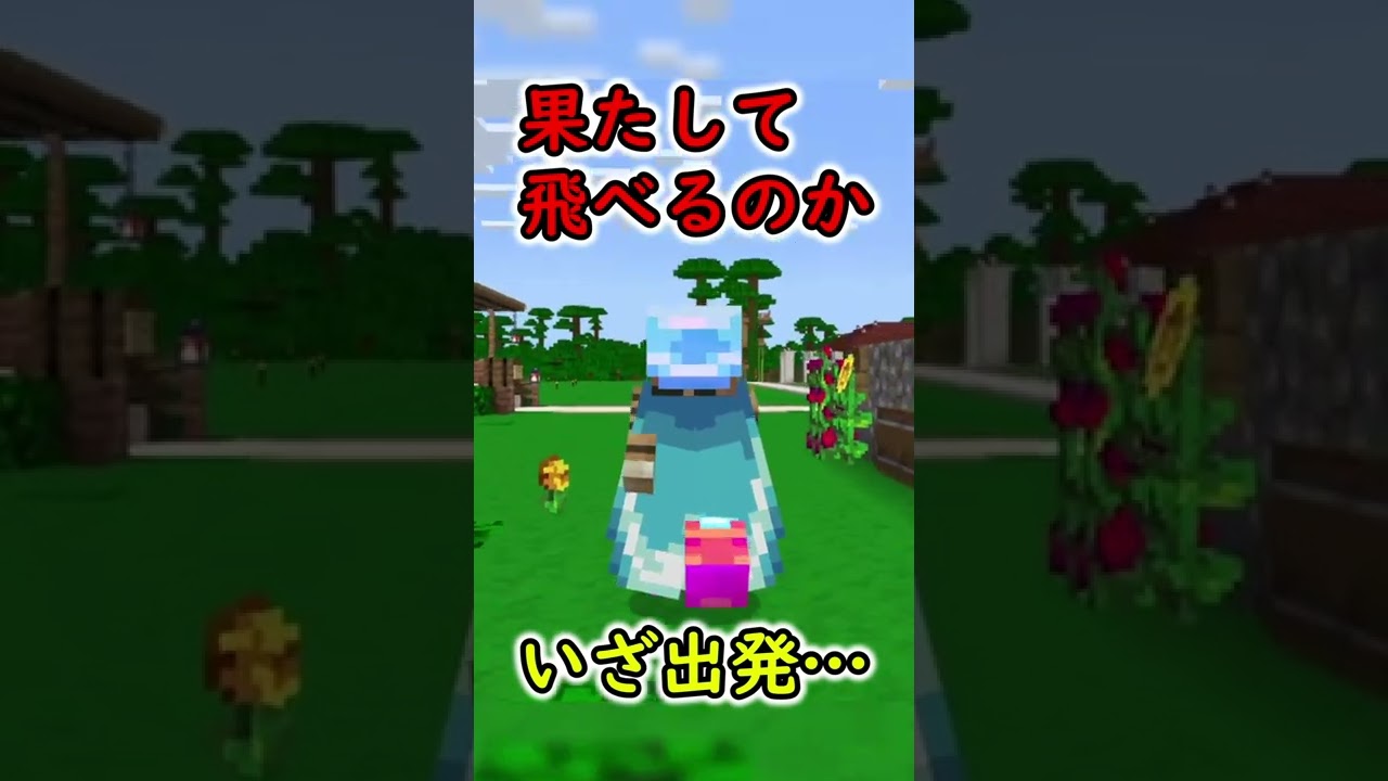 エリトラ初心者初飛行した結果 マイクラ Minecraft Shorts マイクラ動画まとめ