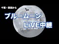 ブルームーン ライブカメラ【46年ぶりのハロウィンの満月】