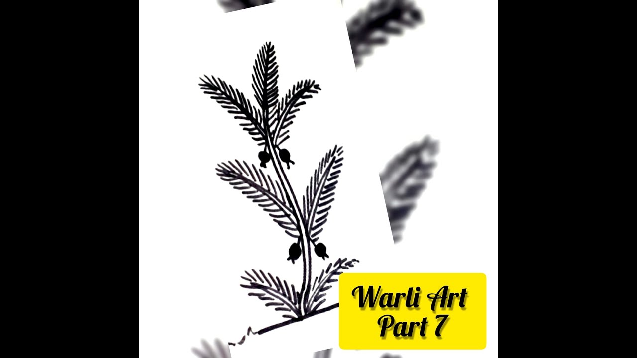 Warli Trees and bushes | Warli Part 7