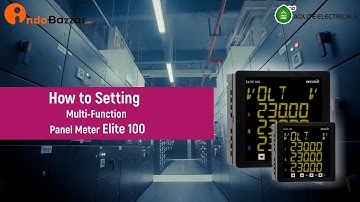 How to do setting of Secure Elite 100 Multi-function Panel Meter #indobazzar