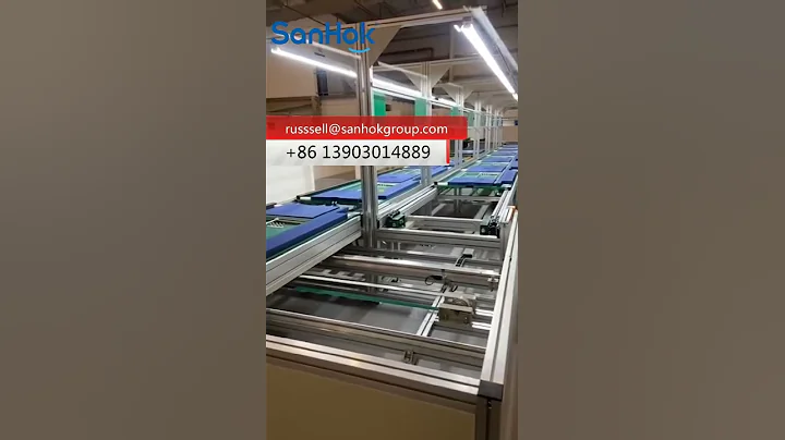 Sanhok Hitech Project——TV Assembly Line Double Speed Conveyor Equipped With Aging Line
