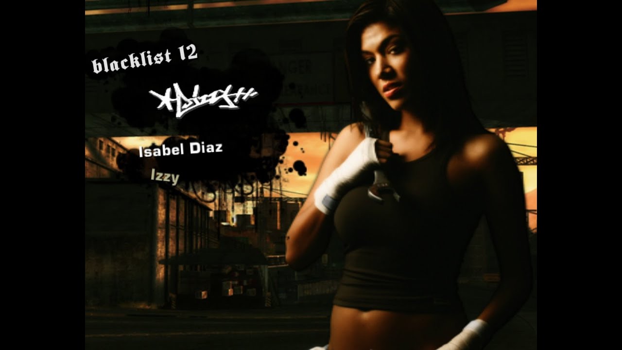 NFSMW #12 OF THE BLACKLIST IZZY