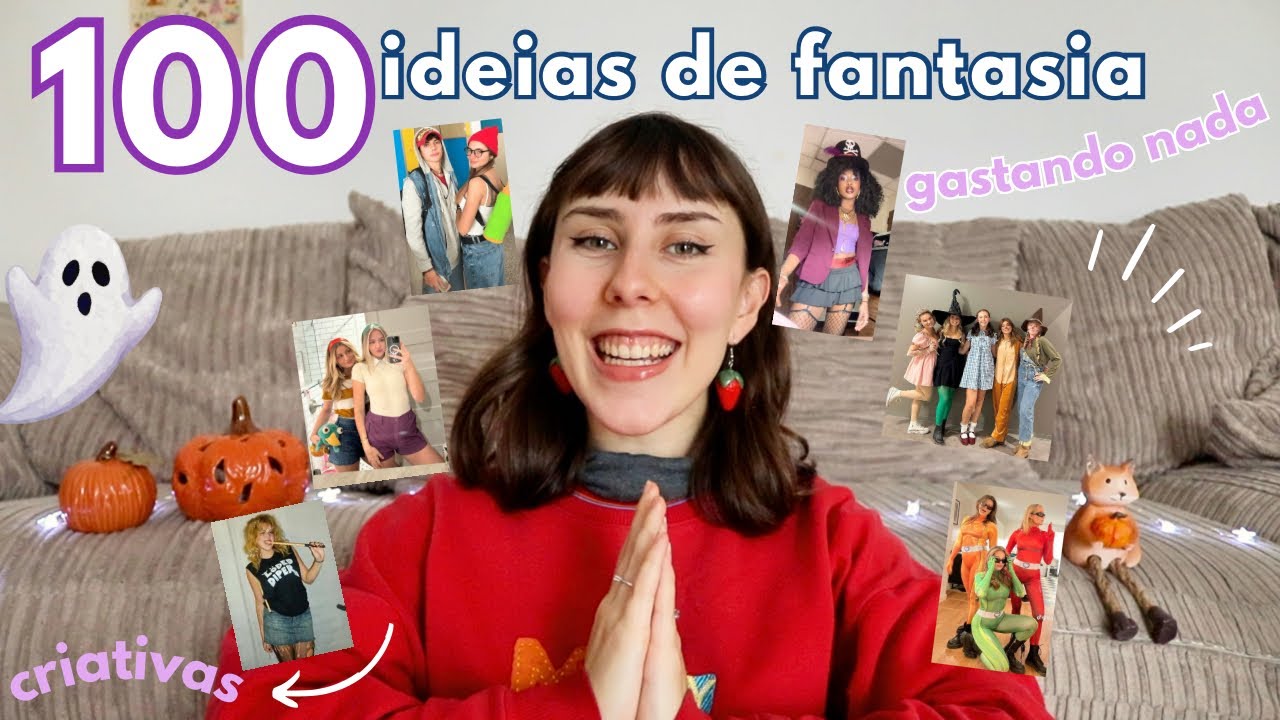 100 ideias de fantasias criativas pra usar nesse halloween🎃 casal, grupo e pra usar sozinho🧟‍♀️🧚🏼