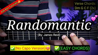 Ramdomantic - James Reid (EASY CHORDS)😍 | Guitar Tutorial Chords #shopeetagtowin