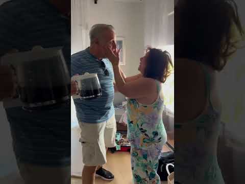 This is when I went to surprise my ex-Sister-in-Law for her 70th birthday!