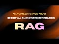 RAG (Retrieval-Augmented Generation) Explained | Generative AI