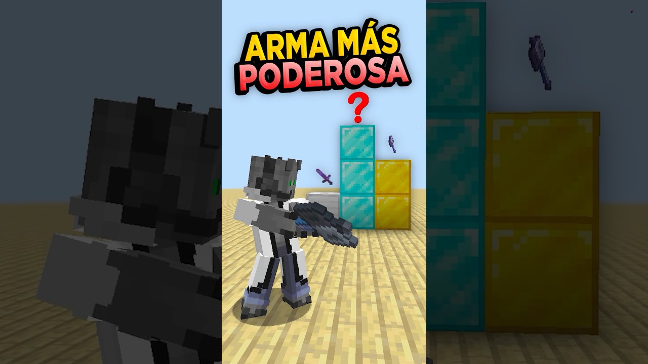 ¿ARMA más PODEROSA? -500 CORAZONES 💔 #Minecraft