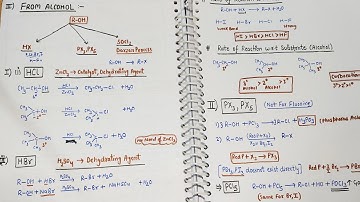 6) Haloalkane from Alcohol| Haloalkane & Haloarenes preparation class12 #neet #jee #class12 #iitjee