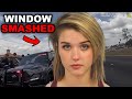 Psycho Karen gets her WINDOW SMASHED During Insane Arrest