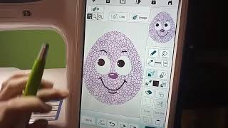 Creating Easter eggs on the Brother Stellaire