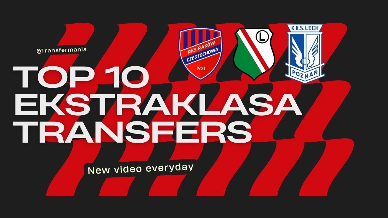 TOP 10 EKSTRAKLASA LATEST SUMMER TRANSFERS 1 ( RAKÓW, LEGIA, LECH