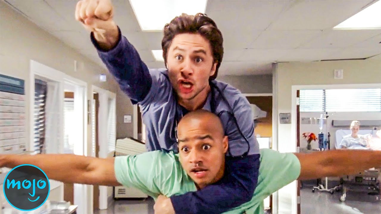 Top 10 Unscripted Scrubs Moments That Were Kept In the Show