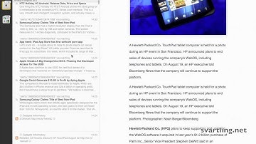 Using only keyword searches in Reeder (RSS Reader)