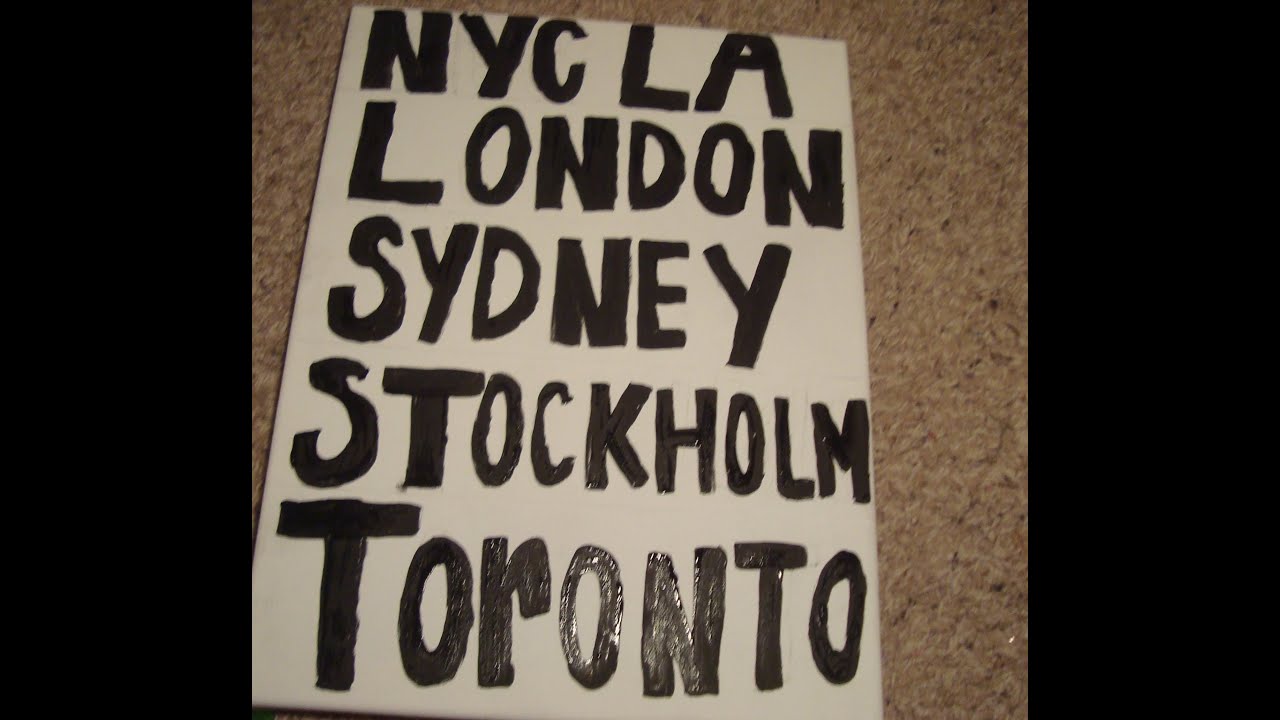 Tumblr Inspired Cities Canvas Art