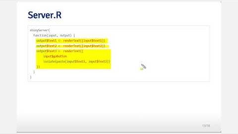 More advanced shiny, conditional execution of reactive statements