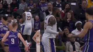 LeBron James CONFRONTS trash talking Kings fan "SHUT UP & SIP ON UR BEER! MAN!" Profile