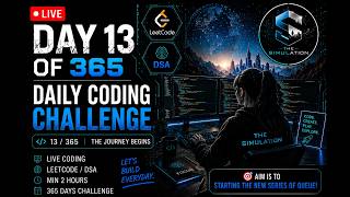 🔴 LIVE : Day 13/365 | Continuing Queue Series in Java | Circular Queue, Deque & Interview Problems