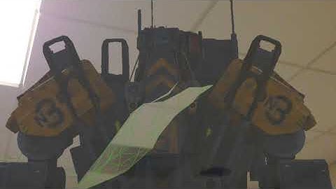 XenoHolographic - Microsoft Hololens "Bully Mech" Interactive Holographic Robot Demo