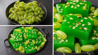 Grapes like you&#39;ve never seen them before! Grapes dessert recipe | Grapes halwa | Yummy