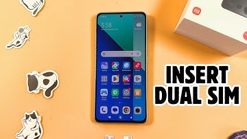 How to Insert Dual SIM Cards in Xiaomi Redmi Note 13