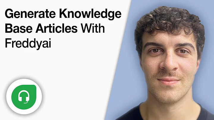 How to Generate Knowledge Base Articles With Freddyai  - Freshdesk [2025 Full Guide]