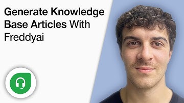 How to Generate Knowledge Base Articles With Freddyai  - Freshdesk [2025 Full Guide]