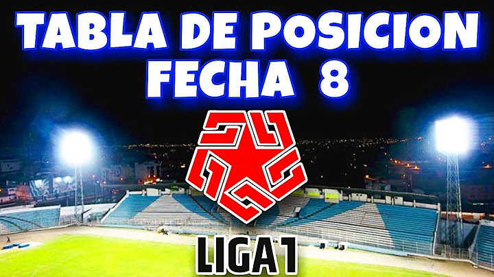 RESULTADOS Y TABLA DE POSICIONES FECHA 8 LIGA 1 PERÚ