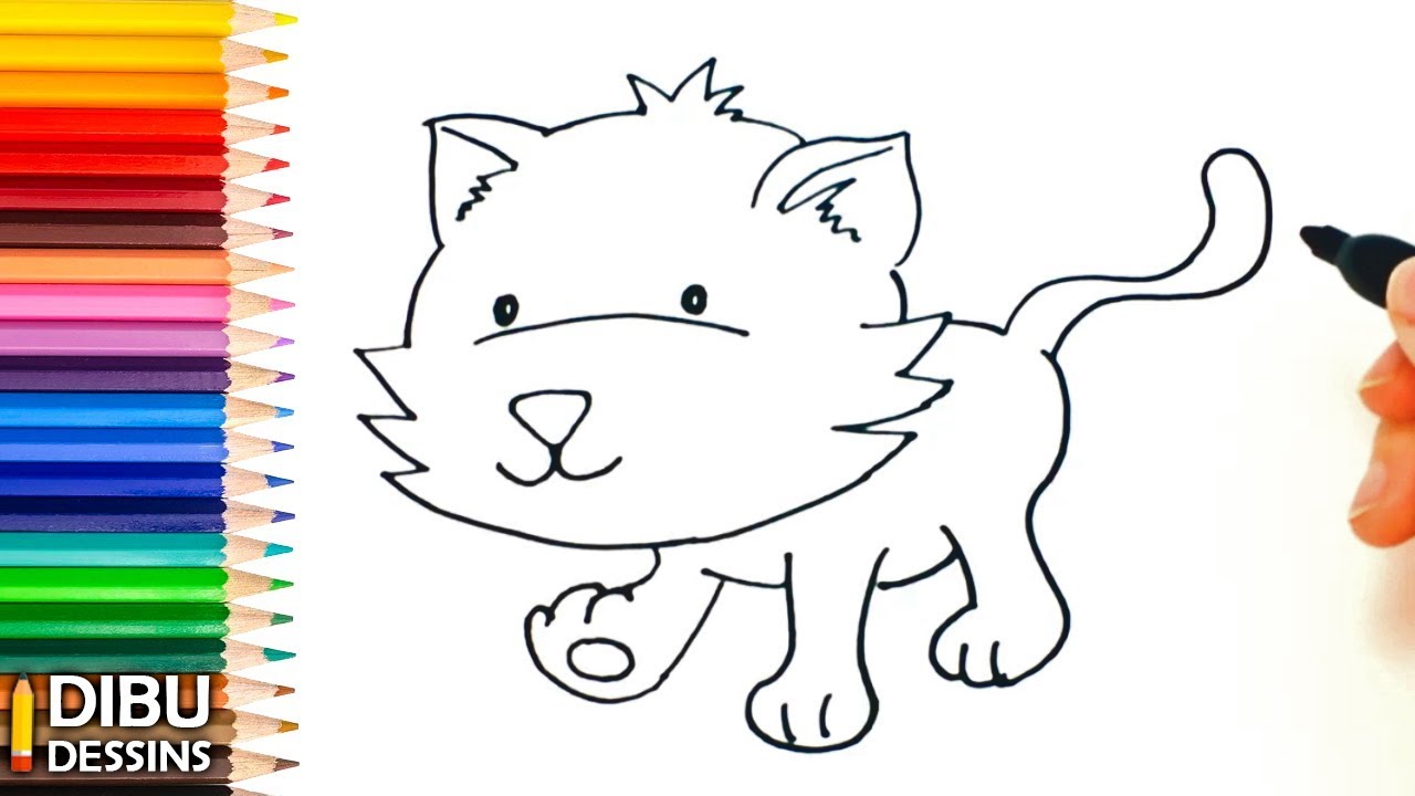 Comment Dessiner Un Chaton Dessin De Chaton Social Useful Stuff Handy Tips
