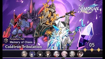 Honkai Star Rail: Forgotten Hall [Memory of Chaos - Coldiron Tribulation Stage 5] - 3★