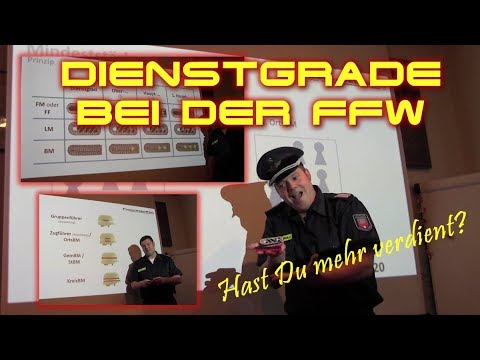 Video: Welche Dienstgrade gibt es bei der Feuerwehr?