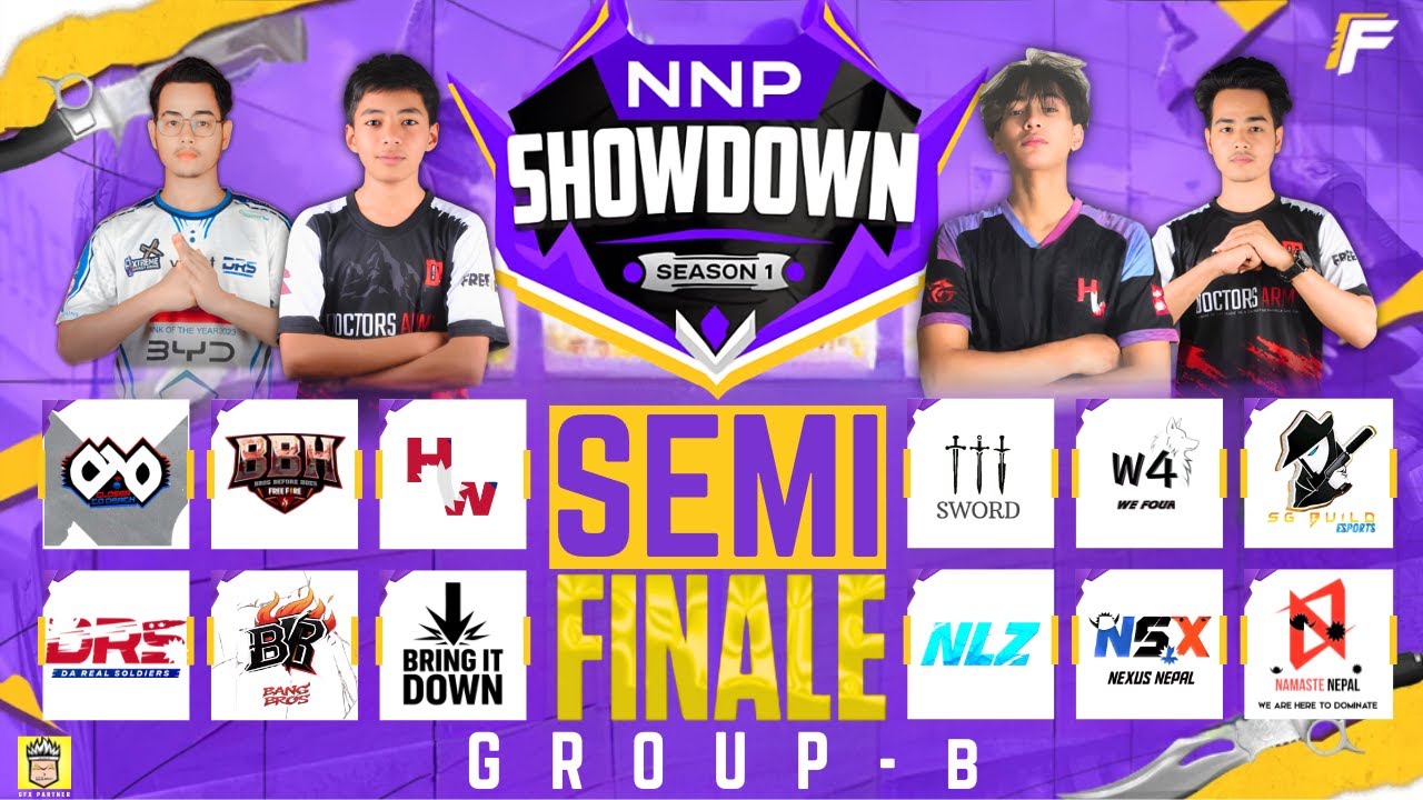 [🔴LIVE] NNP SHOWDOWN | SEMI FINAL G-B | #drs #hw #nnp #bbh #bb - YouTube