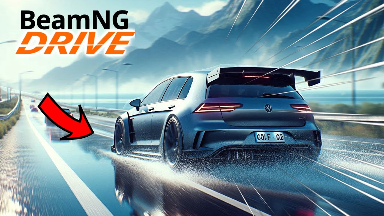 FAIRE un AQUAPLANING à 300 KMh ! Ca fait quoi ? (BeamNG Experience)