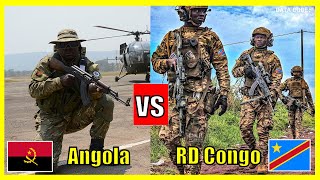 Angola VS Democratic Republic of Congo - Comparison of Military Power 2024