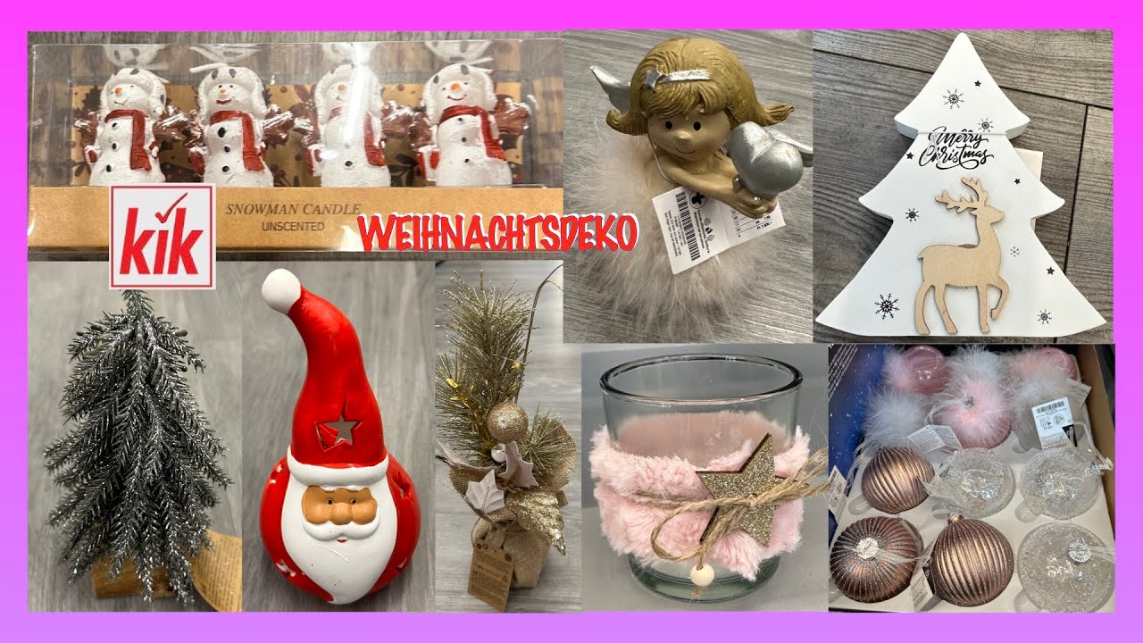 KIK WEIHNACHTSDEKORATIONEN 2023