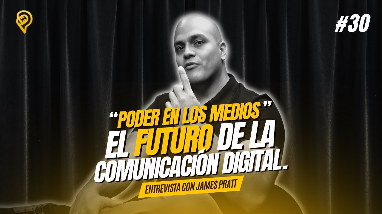 James Pratt, estratega en negociaciones y co-host del podcast, en el podcast Círculo de Poder