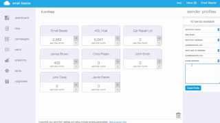 Sender Profiles at Email Blaster