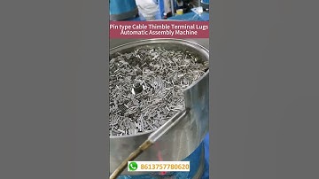 Pin type Cable Thimble Terminal Lugs Automatic Assembly Machine