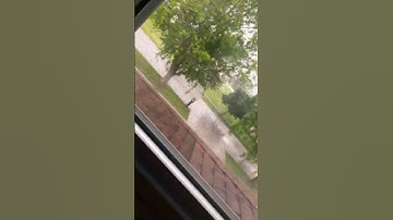 My iPhone weather app said it was partly cloudy 🌤️ IT’S RAINING 🌧️