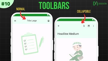 Top App Bars in Material 3 | Collapsible Toolbar  🤫  Android